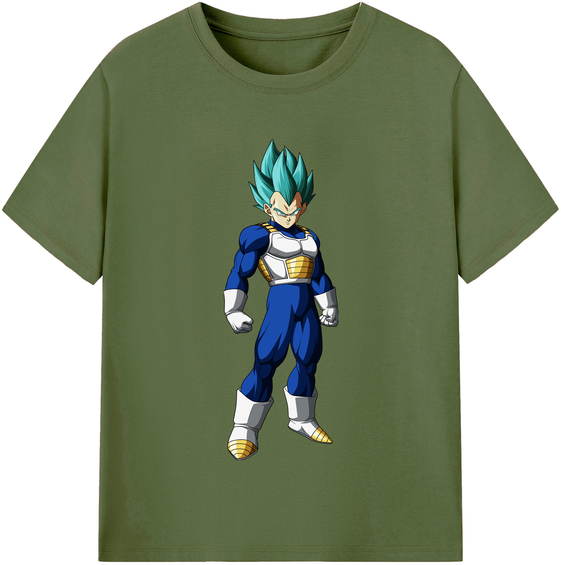（画像用） ドラゴンボール ベジータ四世（Bejīta Yonsei）DRAGON BALL Vegeta IV 綿100％半袖Tシャツ（フロントプリント）